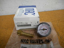 Load image into Gallery viewer, MAC Valves N-62016-01 Pressure Gauge 0-160PSI New In Box