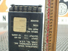 Load image into Gallery viewer, Industrial Solid State Controls 1013-1LB Relay 115V 50/60Hz Range.5-250 Lot of 2