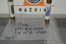 Load image into Gallery viewer, BUSS Low-Peak LPS-RK-60SP Fuses 60A 600VAC Used With Warranty (Lot of 2)