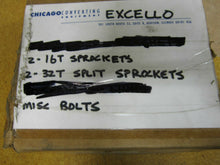 Load image into Gallery viewer, (2) 16T Sprockets And (2) 32T Split Sprockets With Miscellaneous Bolts New