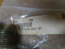 Load image into Gallery viewer, Conduit 3/4" X 5" Galvanized Steel Nipple New (Lot of 4)