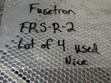 Load image into Gallery viewer, Fusetron FRS-R-2 Dual Element Fuses 2A 600V Used With Warranty (Lot of 4)