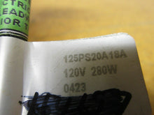 Load image into Gallery viewer, Watlow Electric 125PS20A18A Heating Element Rod 120V 280W 15" Long 1/8" Thick