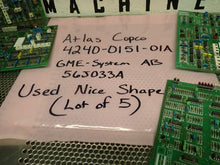 Load image into Gallery viewer, Atlas Copco 4240-0151-01A GME-Systems AB 56J033A Servo Controller Board Lot of 5