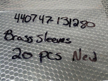 Load image into Gallery viewer, 440747-131280 AB-Nylon Brass Sleeve 1/2 New Old Stock (Lot of 20 Sleeves)