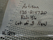 Load image into Gallery viewer, Artisan 135-214720 RW-156 Relays New Old Stock (Lot of 3) See All Pictures