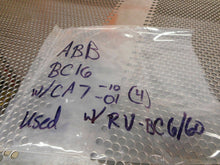 Load image into Gallery viewer, ABB BC16 Contactor 21A 600V 24VDC W/ CA7 -10 -01 Auxiliary Contact & RV-BC6/60