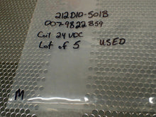 Load image into Gallery viewer, 212D10-501B 007-9822859 Relays 24VDC Coil Used With Warranty (Lot of 5)
