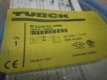 Load image into Gallery viewer, Turck BI5-G18-YO Proximity Sensor 1006000 8,2VDC 5mA New