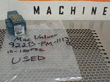 Load image into Gallery viewer, Mac Valves 992B-PM-111JB Solenoid Valve 10-150PSI Used With Warranty