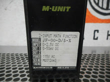 Load image into Gallery viewer, M-System M-Unit Model JF-00-D/5-X 2 Input Math Function Module Used W/ Warranty