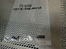 Load image into Gallery viewer, FESTO DZH-16-200-PPV-A Flat Cylinder 10BAR 145PSI Used With Warranty