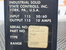 Load image into Gallery viewer, Industrial Solid State Controls 1013-1LB Relay 115V 50/60Hz Range.5-250 Lot of 2