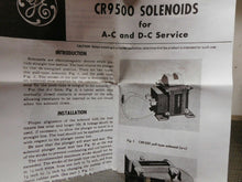 Load image into Gallery viewer, General Electric CR9500B102B2A Industrial Solenoid 600V 15D6G002 115V60Hz Coil