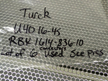 Load image into Gallery viewer, Turck U4016-45 RBK1614-836-10 Multi Fast Connectors Used With Warrant (Lot of 6)