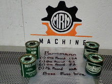 Load image into Gallery viewer, Bussmann (1) 1 Pound 15A (1) 1 Pound 6A (1) 1 Pound 8A (1) 1/2 Pound 10A Wire