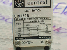 Load image into Gallery viewer, General Electric CR115GB10110 Limit Switch With Roller Lever 10A 600VAC NEW
