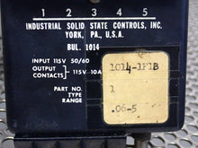 Load image into Gallery viewer, Industrial Solid State Controls 1014-1F1B Type 1 .06-5 Range Relay Used Warranty