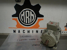 Load image into Gallery viewer, SIEMENS 1LA5106-6AA90-Z Motor 220/380V 1.75kW 1130/Min Used With Warranty