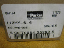 Load image into Gallery viewer, Parker 113HY-6-6 NIAGRA PN8 1/2 NPT Union Fittings (Lot of 2)