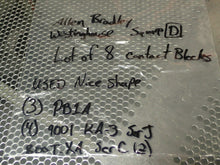 Load image into Gallery viewer, (2) Allen Bradly 800T-XA Ser C (3) Westinghouse PB1A (4) Square D 9001-KA-3 Used