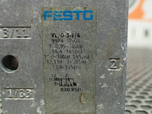 Load image into Gallery viewer, FESTO VL/0-3-1/4 Pneumatic Valves Used With Warranty (Lot of 3) See All Pictures