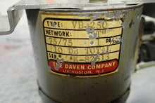 Load image into Gallery viewer, The Daven Company Type VB-250 Ser.# K-82513 Used With Warranty See All Pictures
