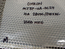 Load image into Gallery viewer, Omron MJ3P-UA-DC24 Relay 10A 28VDC/240VAC Used With Warranty