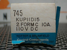 Load image into Gallery viewer, Potter & Brumfield KUP11D15 110V Relays New Old Stock (Lot of 4)