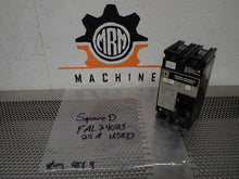 Load image into Gallery viewer, Square D FAL24025 Circuit Breaker 25A 2 Pole Used With Warranty See All Pictures