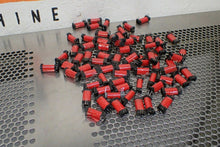 Load image into Gallery viewer, 6 Pin Relays 1" x 7/16" Red New Old Stock (Lot of 139) See All Pictures