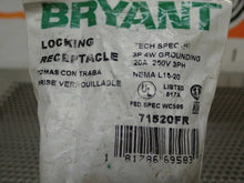 Load image into Gallery viewer, (2) Bryant 71520FR New Old Stock & (1) Hubbell Twist-Lock 20A 125/250V Used