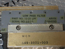 Load image into Gallery viewer, Low Pass Filter 10-25 LPF C-344550 & MCN 549-33Z1-003 SM D 344551 X055 2 CCC NEW