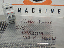 Load image into Gallery viewer, Cutler-Hammer WMS2D15 D15 Circuit Breaker 15A 2 Pole Used With Warranty