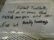 Load image into Gallery viewer, Hubbell Twist-Lock Connector Housings & (5) Plugs & (3) Receptacles See All Pics