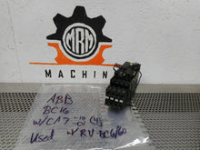 Load image into Gallery viewer, ABB BC16 Contactor 21A 600V 24VDC W/ CA7 -10 -01 Auxiliary Contact & RV-BC6/60