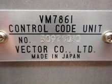 Load image into Gallery viewer, Vector Co. LTD. 50971040 VM7861 Control Code Unit New Old Stock