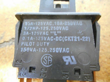 Load image into Gallery viewer, Micro Switch WW1K05D-D7 Snap In Panel Mount Switch