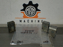 Load image into Gallery viewer, FESTO VL/0-3-1/4 Pneumatic Valves Used With Warranty (Lot of 3) See All Pictures