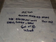 Load image into Gallery viewer, MEDO AC0201-A1034-E3-0901 0102025-004 Rev 02 Pumps 120V 60Hz 20W Used (Lot of 2)