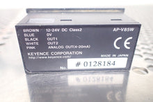 Load image into Gallery viewer, Keyence AP-V85W Pressure Sensor Amplifier 12-24VDC Used With Warranty