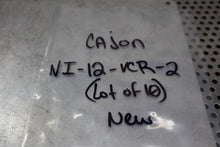 Load image into Gallery viewer, CAJON NI-12-VCR-2 VRC Silver Plated Gasket Fittings New Old Stock (Lot of 10)
