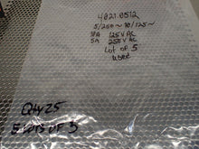 Load image into Gallery viewer, 4021.0512 115V Slide Switch 5/250 10/125 10A 125VAC 5A 250VAC Used (Lot of 5)