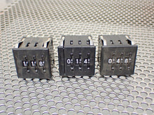 Load image into Gallery viewer, C&K 01442 Thumbwheel Counters Used With Warranty (Lot of 3) See All Pictures