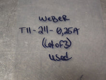 Load image into Gallery viewer, WEBER T11-211-0,25A Circuit Breakers Used With Warranty (Lot of 3)