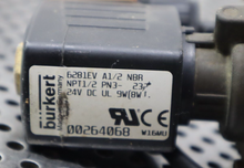 Load image into Gallery viewer, Burkert 6281EV A1/2NBR 24VDC 9W Solenoid Valve Used With Warranty See All Pics