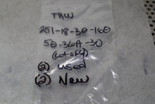Load image into Gallery viewer, TRW 251-18-30-160 50-36A-30 Connectors (2) New & (2) Used See All Pictures