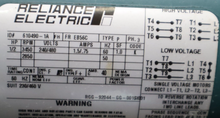 Load image into Gallery viewer, Reliance Electric 68863901-HHT1 Motor 610490-1A Blower Motor NEW See All Pics