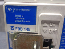 Load image into Gallery viewer, Cutler-Hammer FDB3015L 6638C31G84 15A 600VAC 250VDC 3Pole Circuit Breaker Used