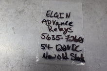 Load image into Gallery viewer, ELGIN ADVANCE 5635-7260 Relay 54-120VDC New Old Stock See All Pictures